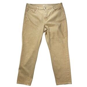 Old Navy High Rise Straight Women’s Plus Size Denim Tan  Size‎ 18